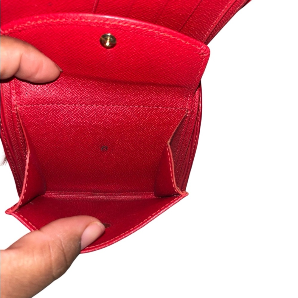 Louis Vuitton Red Epi Wallet - Picture 5 of 8